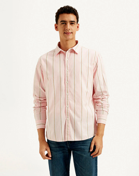 Men's Striped Slim Fit Shirt
