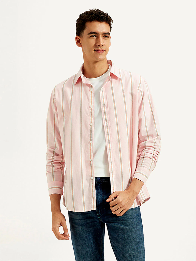Men's Striped Slim Fit Shirt