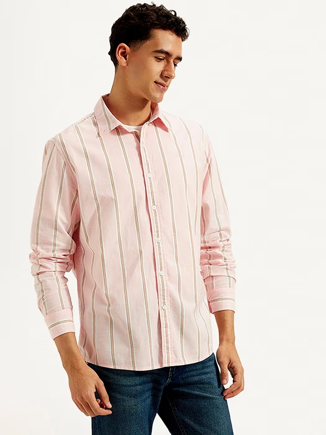 Men's Striped Slim Fit Shirt