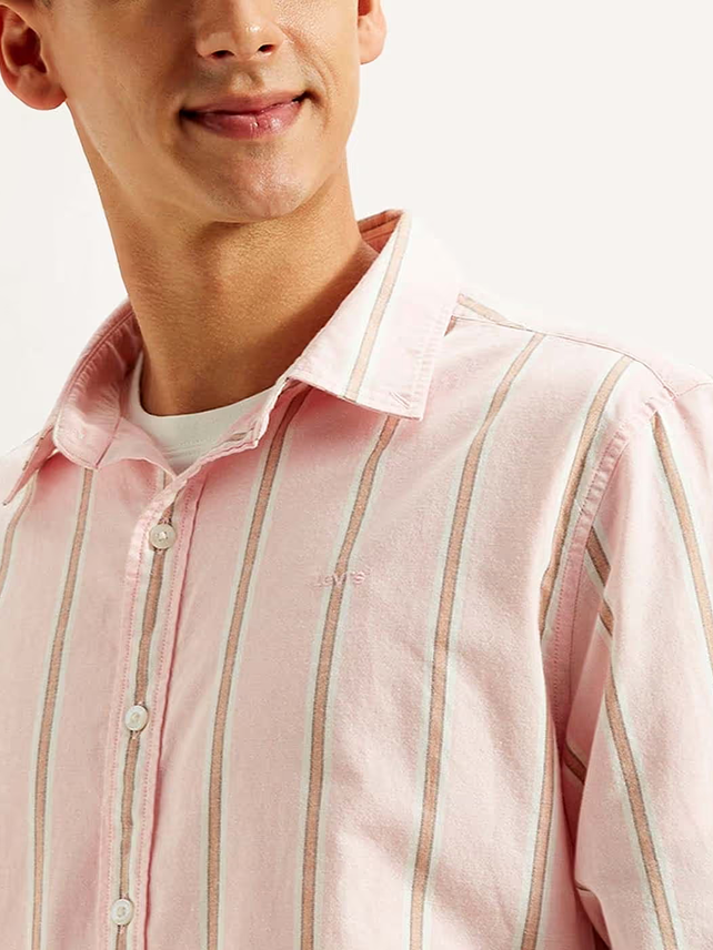 Men's Striped Slim Fit Shirt