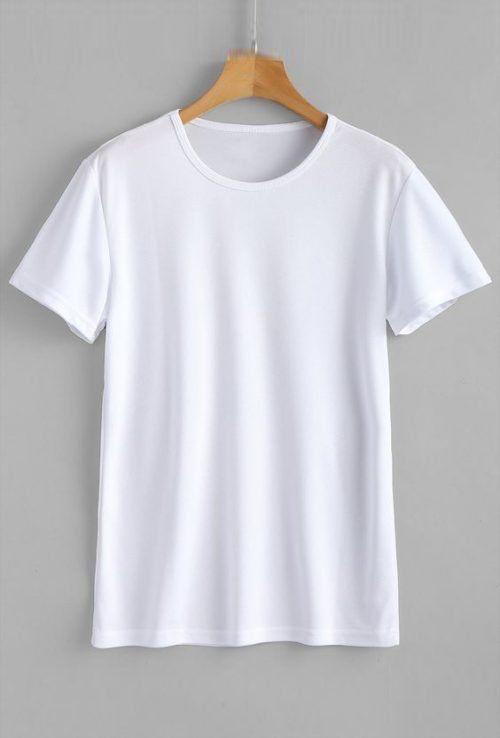 Men's Solid Slim Fit T-shirt